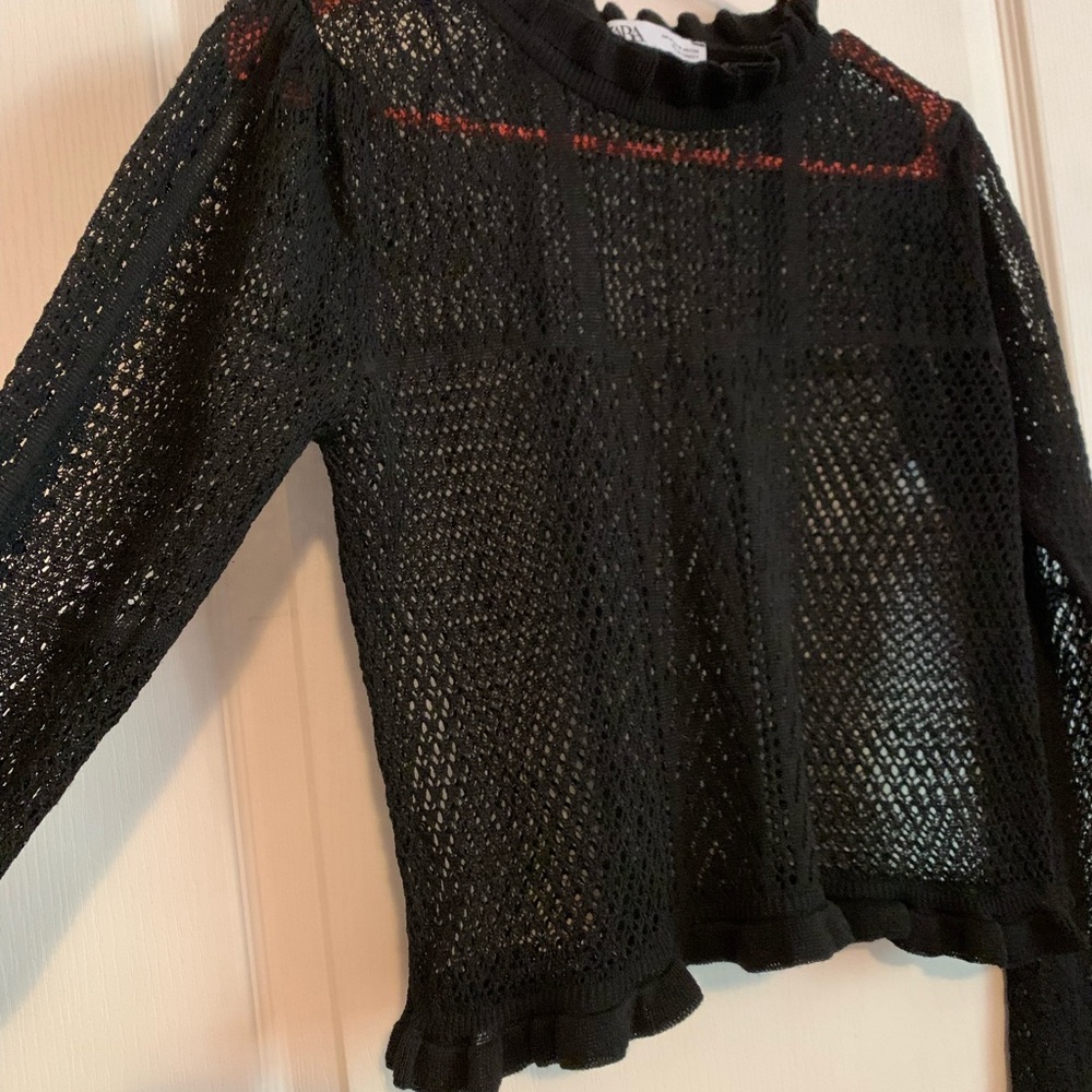 Zara pointelle sweater - Picture 11 of 13